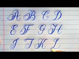 How to write Capital Letters AtoZ | R.U.A Sign Writing