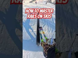 1 EASY Skill To Become A Better Rail Skier!! #skiing #ski #skier