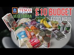 How to Eat for £10 ($10) A Week In London | Emergency Extreme Food Shopping Haul | Aldi Food Haul