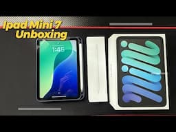 iPad mini 7 A17 Pro Wi Fi 128G Unboxing + Accessories Setup