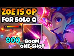 Zoe is one of the BEST SOLO Q MIDS. Here's how to DOMINATE with her.