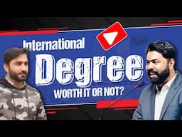 Is an International Degree Worth It? | Umar Masood's Expert Insights | STUDY COUNSELLORS