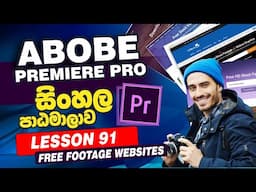 Lesson 91 | Adobe Premiere Pro Sinhala Course | Premiere Pro Tutorial Sinhala | Learn Adobe