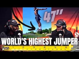 He Has the WORLD'S HIGHEST STANDING VERTICAL JUMP!