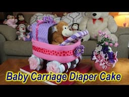 Baby Carriage Diaper Cake