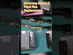 Samsung Galaxy Z Flip5 Flex Cable Replacement #readmore #repairing #tutorial #shorts