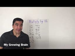 Multiply by 12 / My Growing Brain