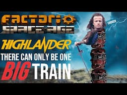 Beating Factorio but with One Big Train