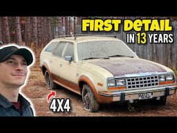 Deep Cleaning My Barn Find AMC Eagle First Time in 13 YEARS! (ODDLY SATISFYING)