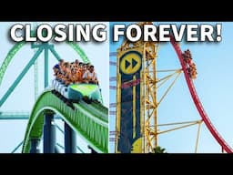 Six Flags and Universal Suddenly Close Multiple Roller Coasters