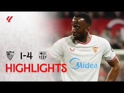 Sevilla FC vs FC Barcelona (1-4) LALIGA | Resumen