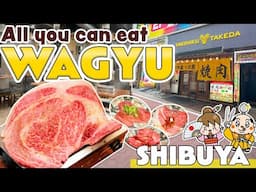 Shibuya Tokyo All You Can Eat Wagyu Yakiniku Buffet Restaurant / Japan Travel Tips