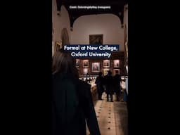 Formal dinner at New College, Oxford University