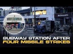 Four Massive Missile Strikes Can't Keep This Metro Station Down