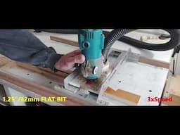 Router Flattening Sled for Trim Router Part 2