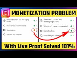 Instagram Monetization Problem | How To Fix Instagram Youre Currently Unable To Monetize