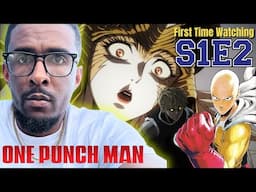 ANIME BEGINNER FIRST TIME WATCHING One Punch Man 1x2 REACTION!! "The Lone Cyborg"