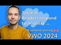 Engels Examen VWO 2024 Tijdvak 1 Tekst 11: Readers respond to an essay …