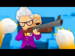 Granny has a SHOTGUN? (Cat and Granny)