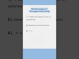 Disadvantages of Surrogate Advertising | Student Notes |