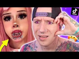 HE PIERCED HER EYE SOCKET!! | Roly