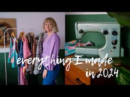 Everything I made in 2024 // sewing & knitting (beginner)