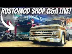 Live Q&A: C60 Chassis Swap + Rustomod Build Shop Updates & Behind the Scenes!