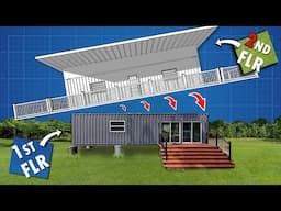 I'm Building a SECOND FLOOR Addition To My Container Home!