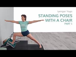 Standing Poses with a Chair Part I (Beginner-Level)—Iyengar Yoga