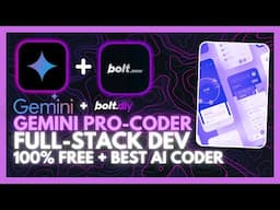 Bolt.DIY + Gemini 2.0 Pro: Develop a Full-stack App 100% FREE Without Writing Code! (OPENSOURCE)