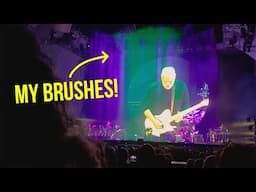 My Brushes Featured in David Gilmour's 'Luck and Strange' Tour (2024)