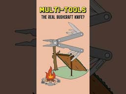 MULTI-TOOLS: the REAL bushcraft knife? #shorts