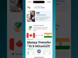 FASTEST Way To Send Money From Canada To India!