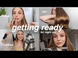 morning glow-up routine◽️hair, skin, and makeup