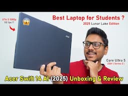 Best Laptop for Students in 2025..? 🤔 Acer Swift 14 AI Core Ultra 5 226V Review 🔥