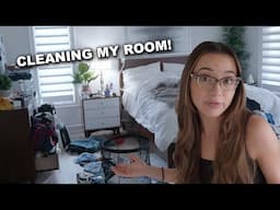 Cleaning My Messy Room! *this is a sign to clean yours* (Clean With ME)