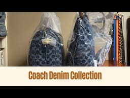 ‼️Coach Denim Drop Unboxing: Large Rowan and Laurel‼️@contentwithcandace