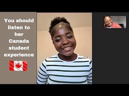 She changed schools while in Canada🇨🇦 ?Her experience as an international student in Ontario