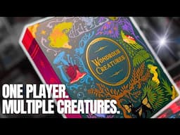 Wondrous Creatures Board Game: Solo Playthrough & Review