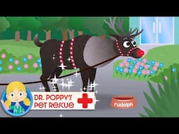 Rudolf The Red Nosed Reindeer 🦌 | Doctor Poppy - Animals For Kids | Cartoon Animals