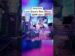 New Luna Snow Mirae 2099 Skin!! #marvelrivals #marvel #shorts