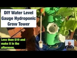 DIY Aeroponic Tank water gauge