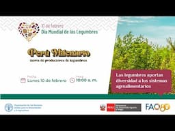 Día Mundial de las Legumbres 2025: Aportando diversidad a los sistemas agroalimentarios