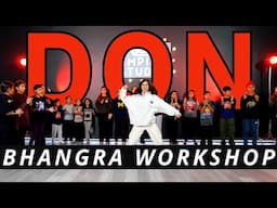 DON BHANGRA WORKSHOP | DILJIT DOSANJH | BHANGRA EMPIRE | SHAH RUKH KHAN