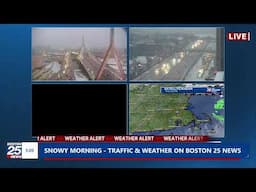 WEATHER ALERT: Snow is sweeping through the Bay State. Take it slow!