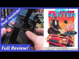 Spy Hunter Atari 8 bit 400 800 XL XE Review - The No Swear Game Ep 825