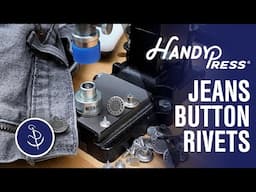 How to Easily Set Jeans Button Rivets with HandyPress®