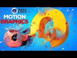 Cinema 4D Tutorial: Motion Graphics Text Destruction (Beginner)