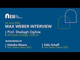 MWP Interview with Professor Sheilagh Ogilvie, June 2024