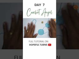 Vlogmas 2024 | Day 7 - Crochet  Angel | Crochet Christmas Ornaments #crochet #christmascrochet